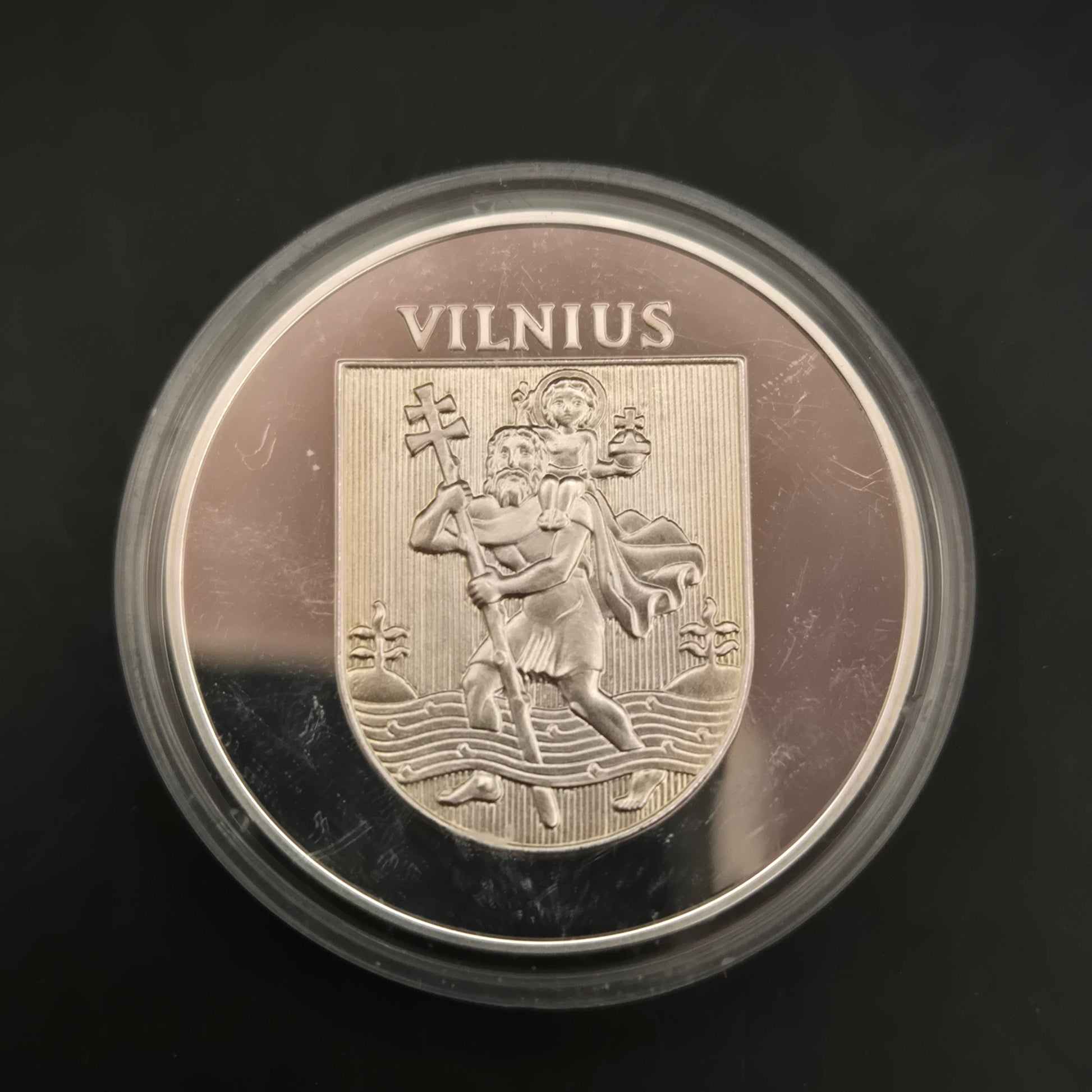 Gedenkmedaille "Senasis Vilnius" – Detailreiche Architektur Litauen - Bild 5