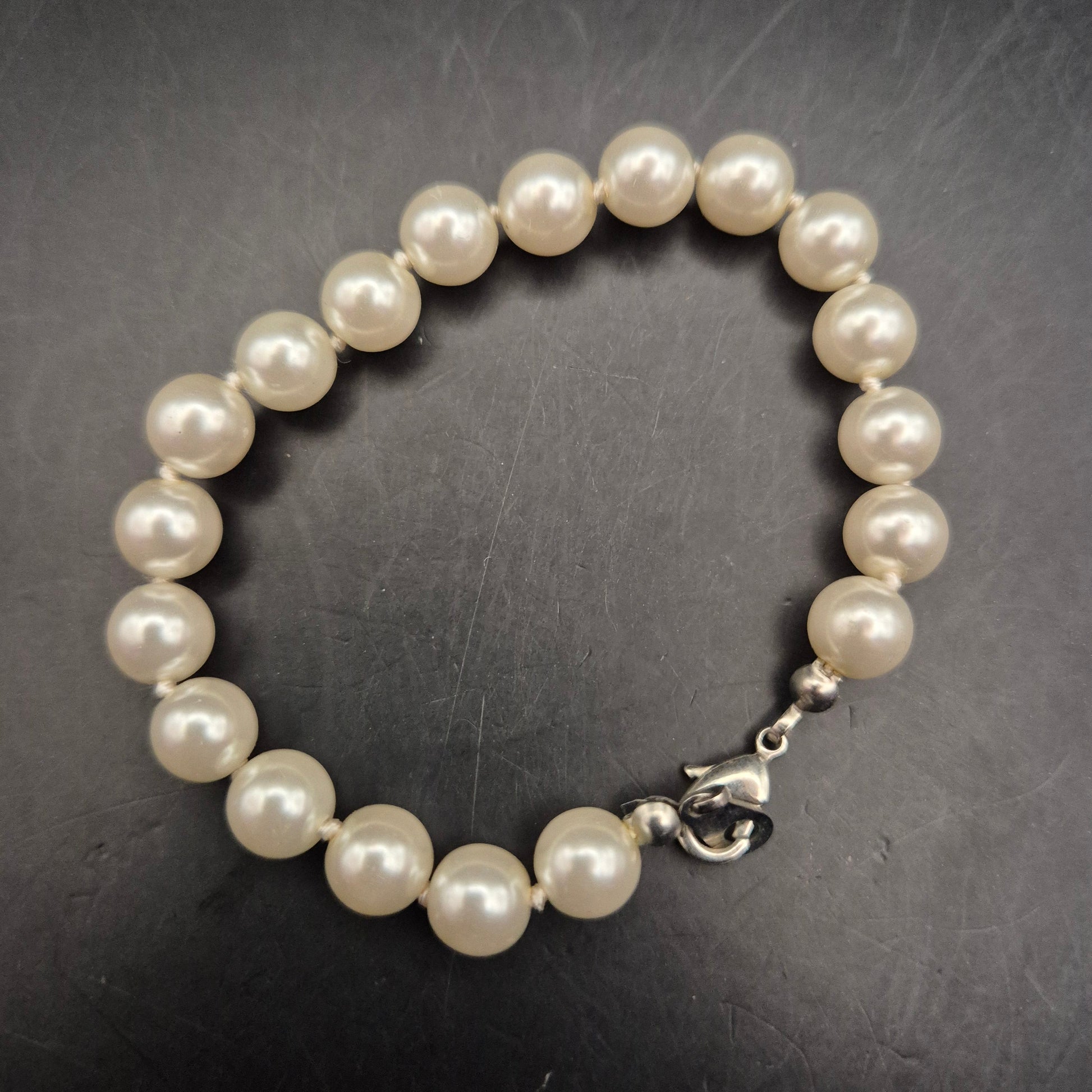 Elegantes Vintage Perlenarmband mit Karabinerverschluss - Bild 4