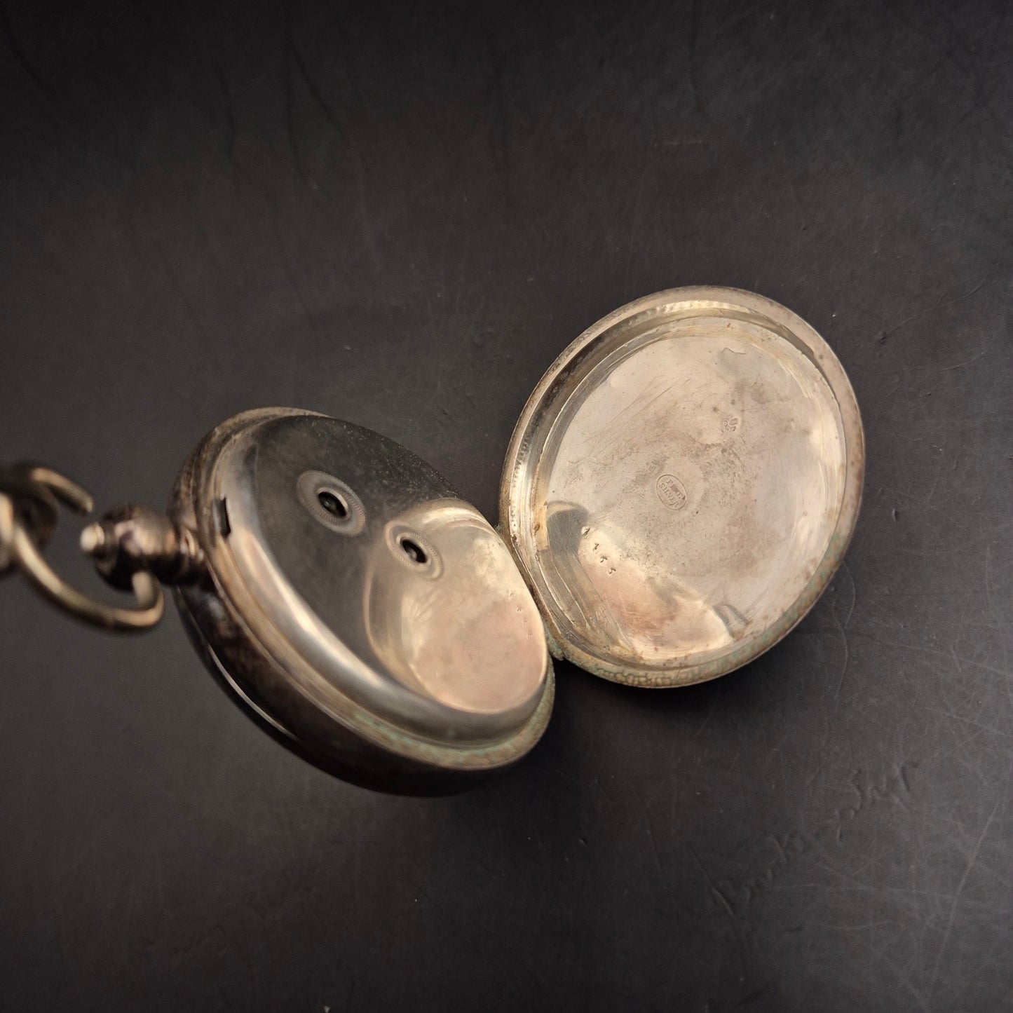 Vintage Taschenuhr "The Railway Regulator" mit Kette - Bild 5