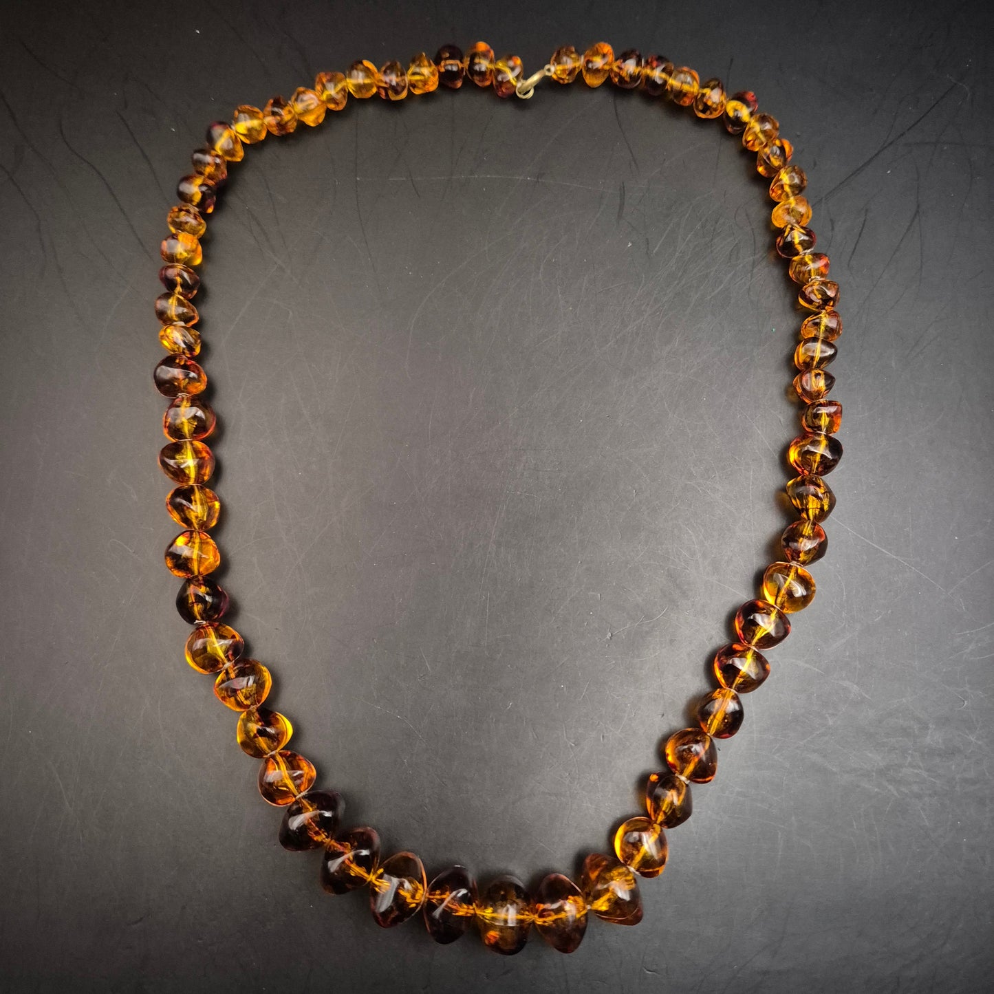 Vintage Bernstein Kette – Warme Naturfarben & Einzigartiger Charme