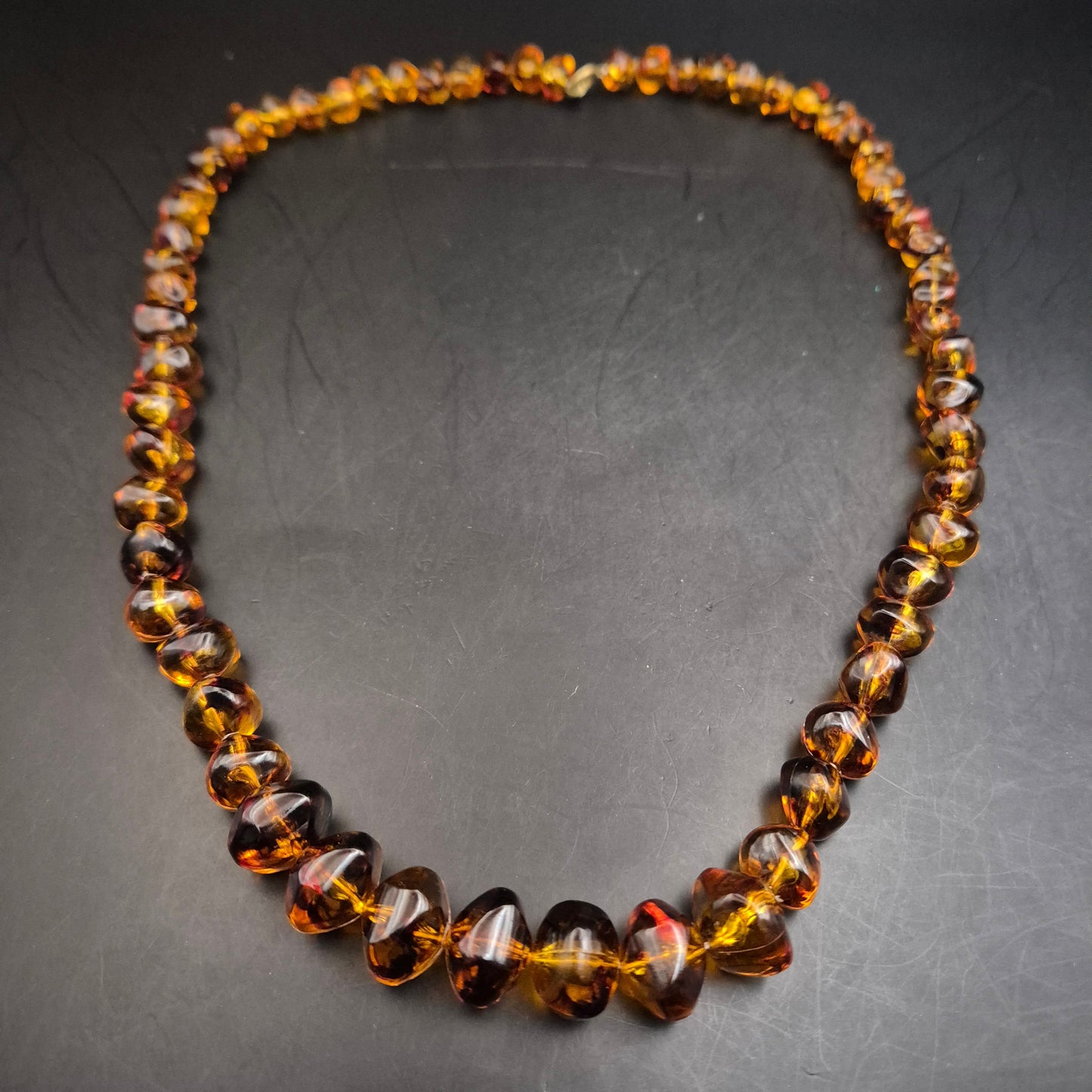 Vintage Bernstein Kette – Warme Naturfarben & Einzigartiger Charme - Bild 3