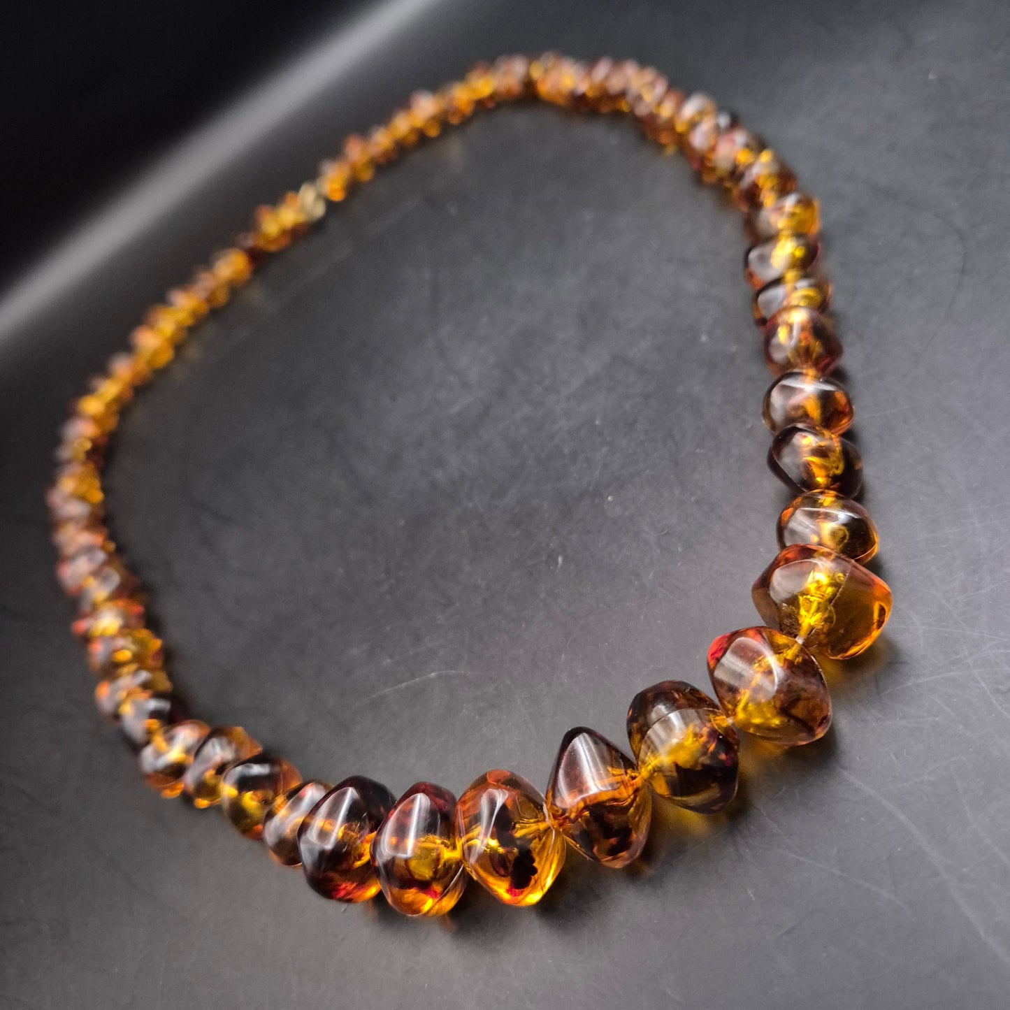 Vintage Bernstein Kette – Warme Naturfarben & Einzigartiger Charme - Bild 4