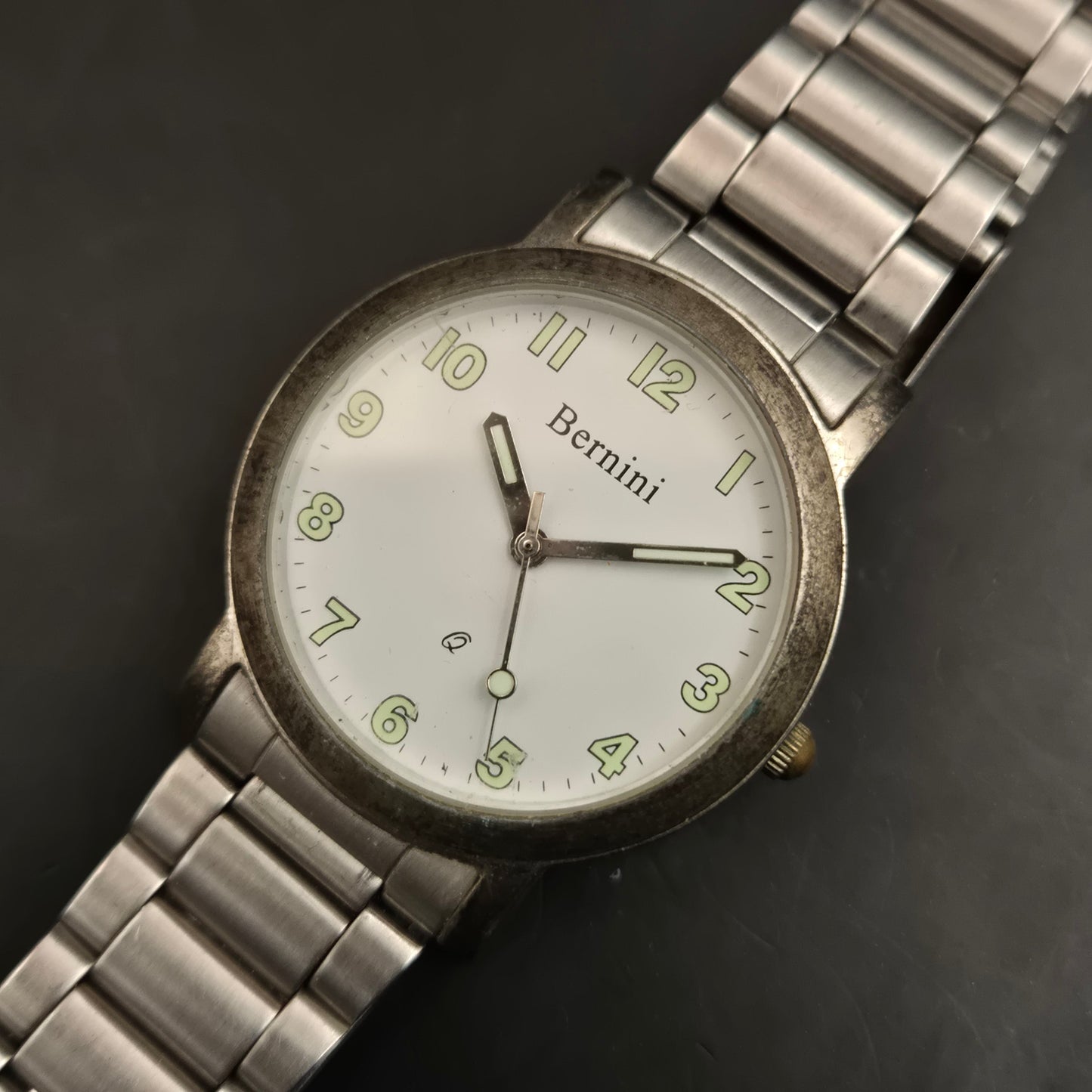 Bernini Vintage Quarzuhr mit Edelstahlarmband – Unisex - Bild 2