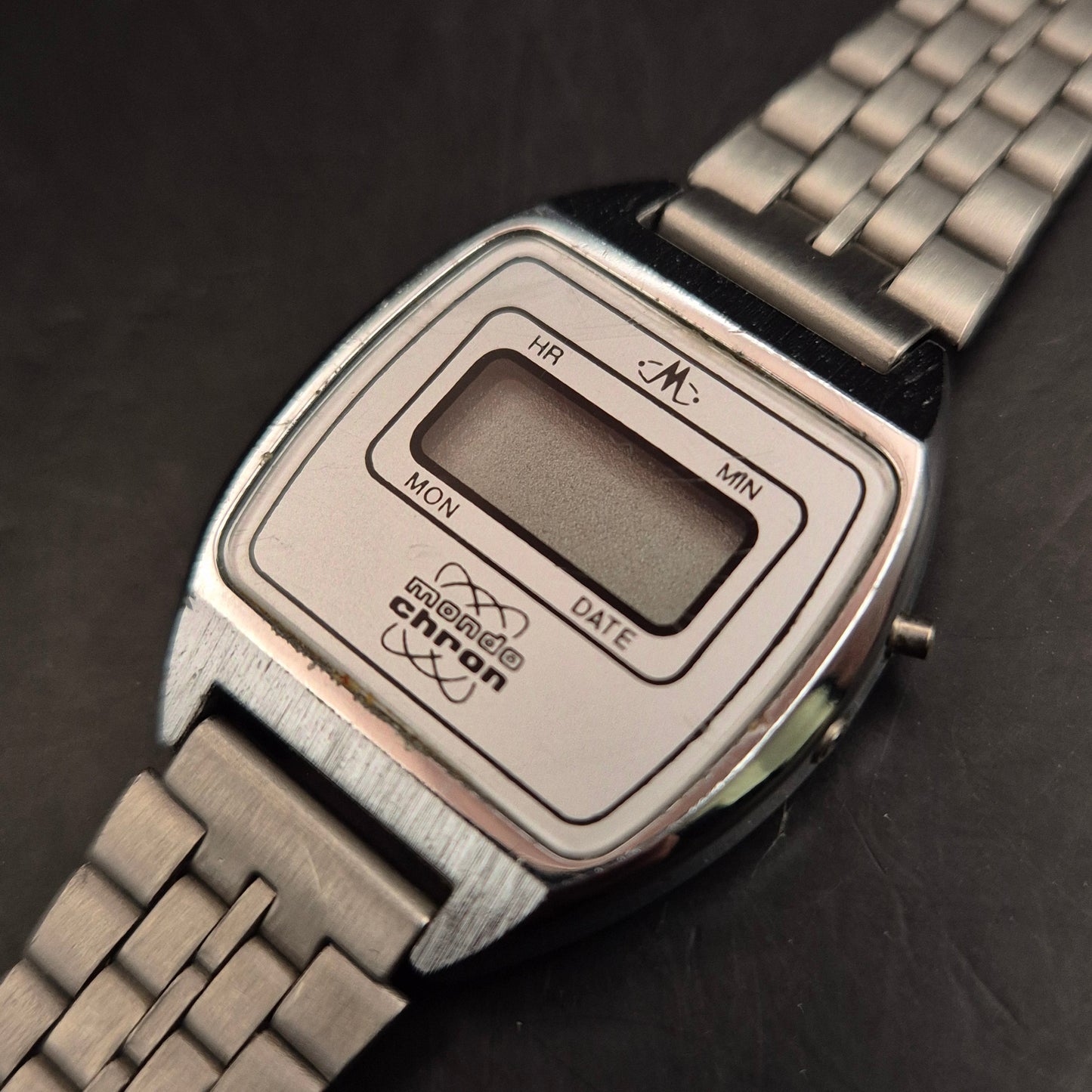 Vintage Mondo Chron Digitaluhr | Defektes Armband FES4745 - Bild 4
