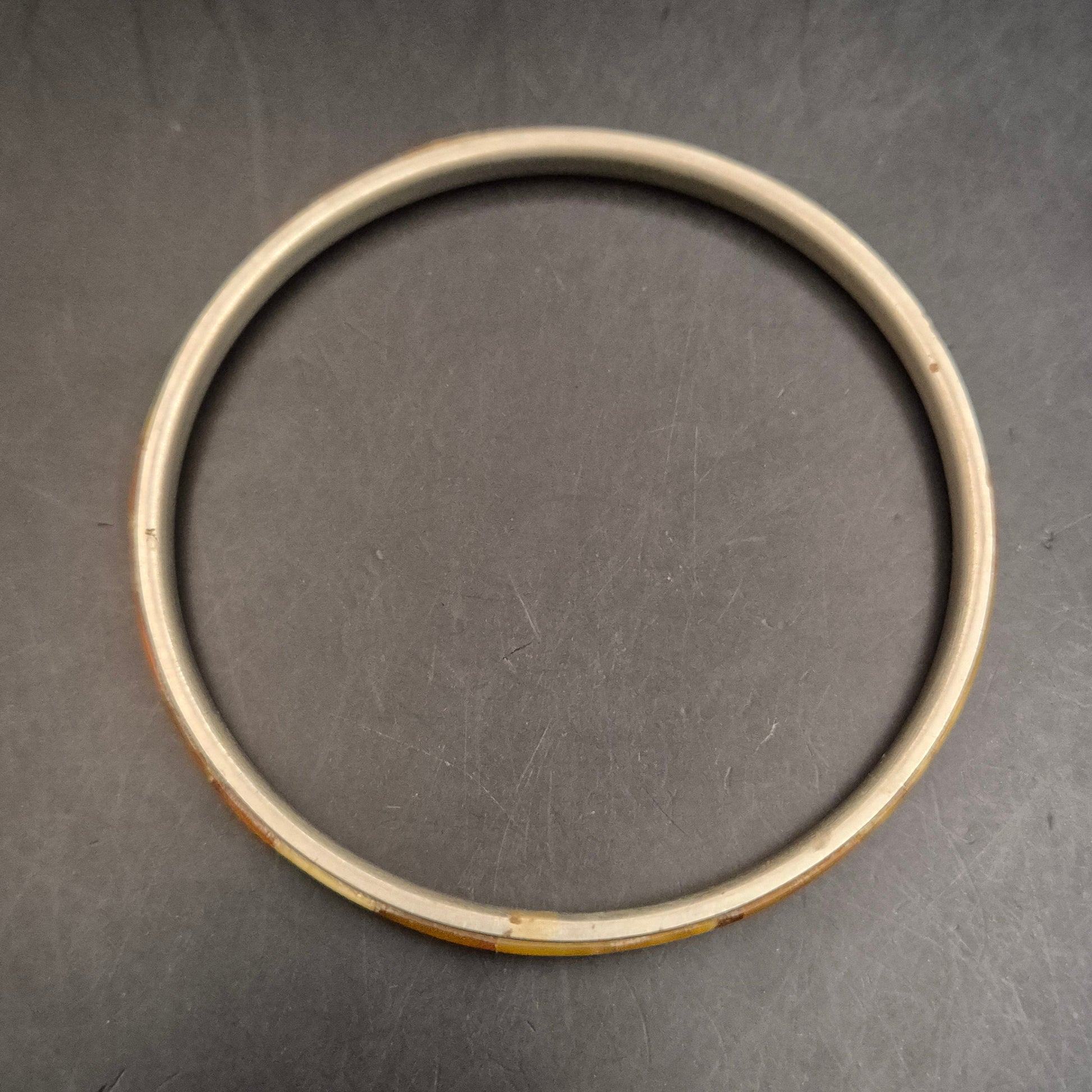 Vintage Armreif mit Bernstein-Inlays - Eleganter Damenschmuck - Bild 4