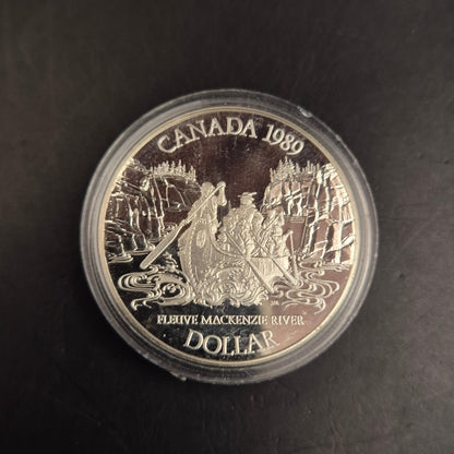 Kanada 1980 Dollar Gedenkmünze: Fleuve Mackenzie River