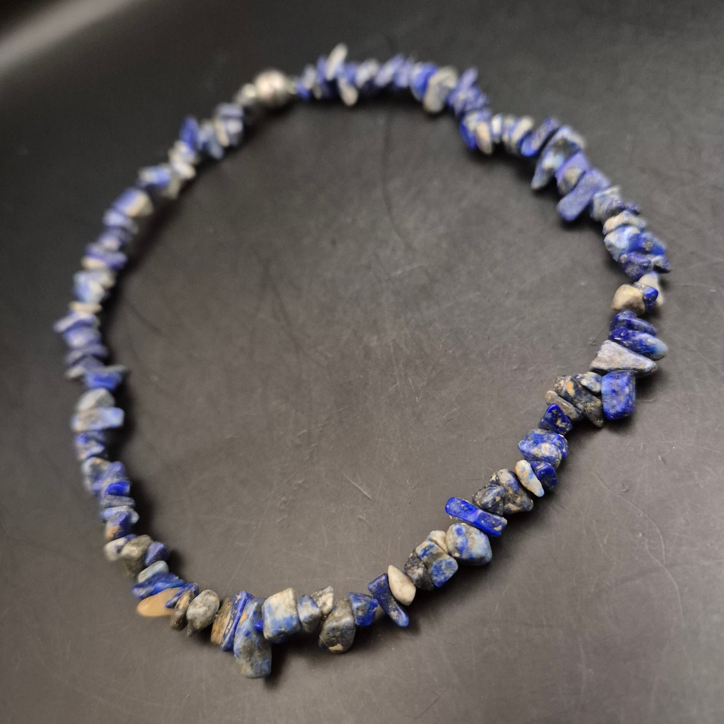 Vintage Armband Lapis Lazuli Chips – Elegantes Naturstein Schmuckstück
