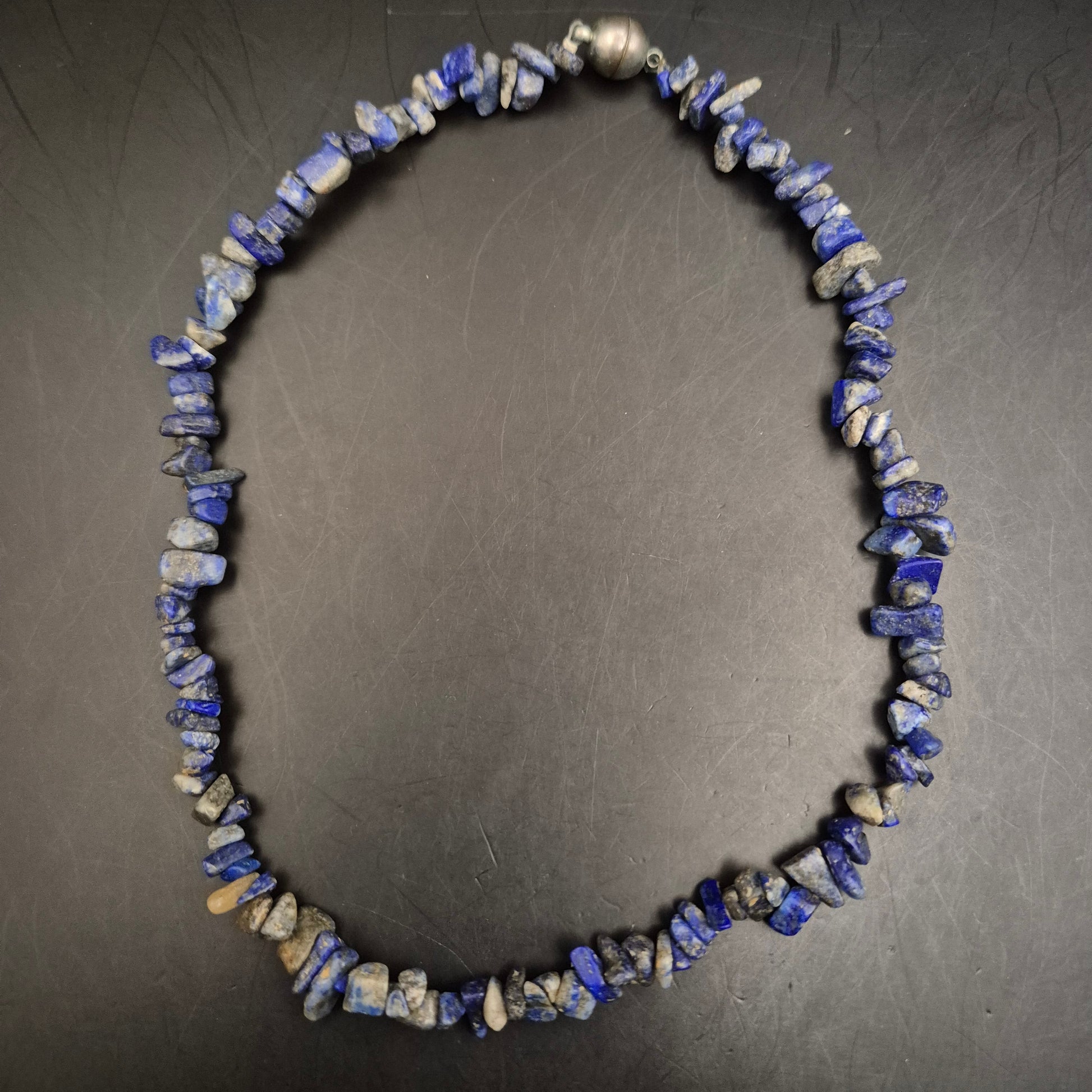 Vintage Armband Lapis Lazuli Chips – Elegantes Naturstein Schmuckstück - Bild 3