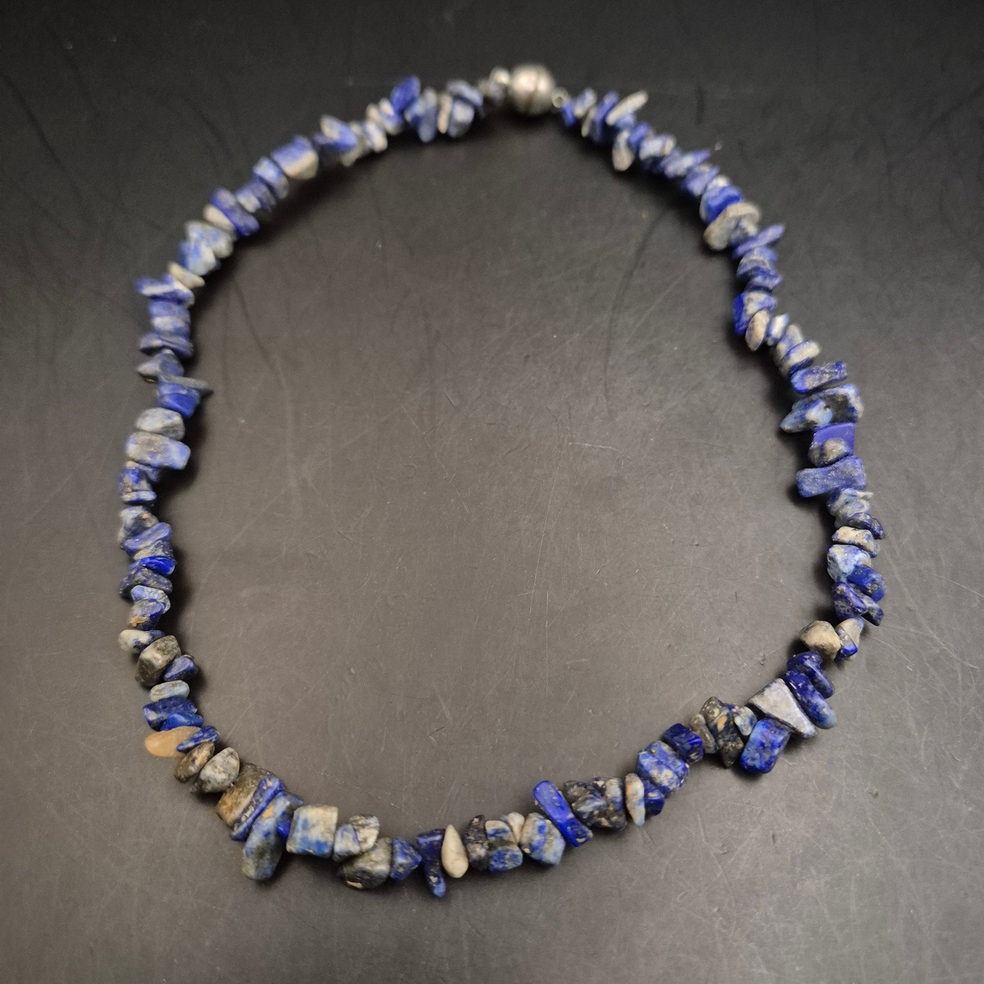 Vintage Armband Lapis Lazuli Chips – Elegantes Naturstein Schmuckstück - Bild 4