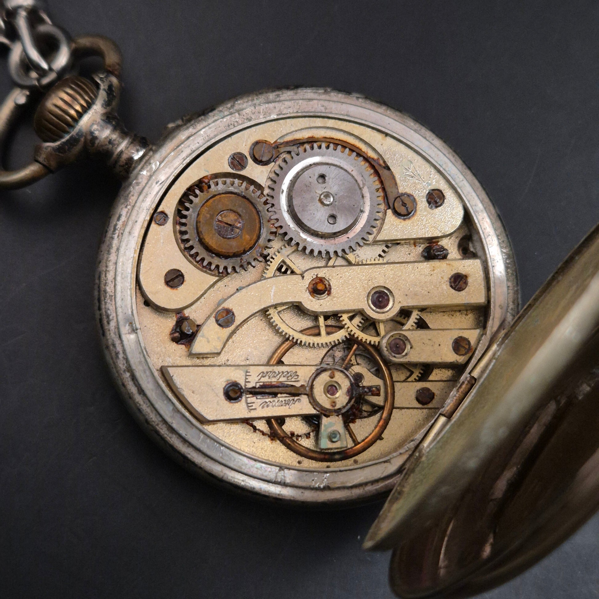 Vintage Taschenuhr Defekt f
r Ersatzteile/Reparatur | FES4753 - Bild 12