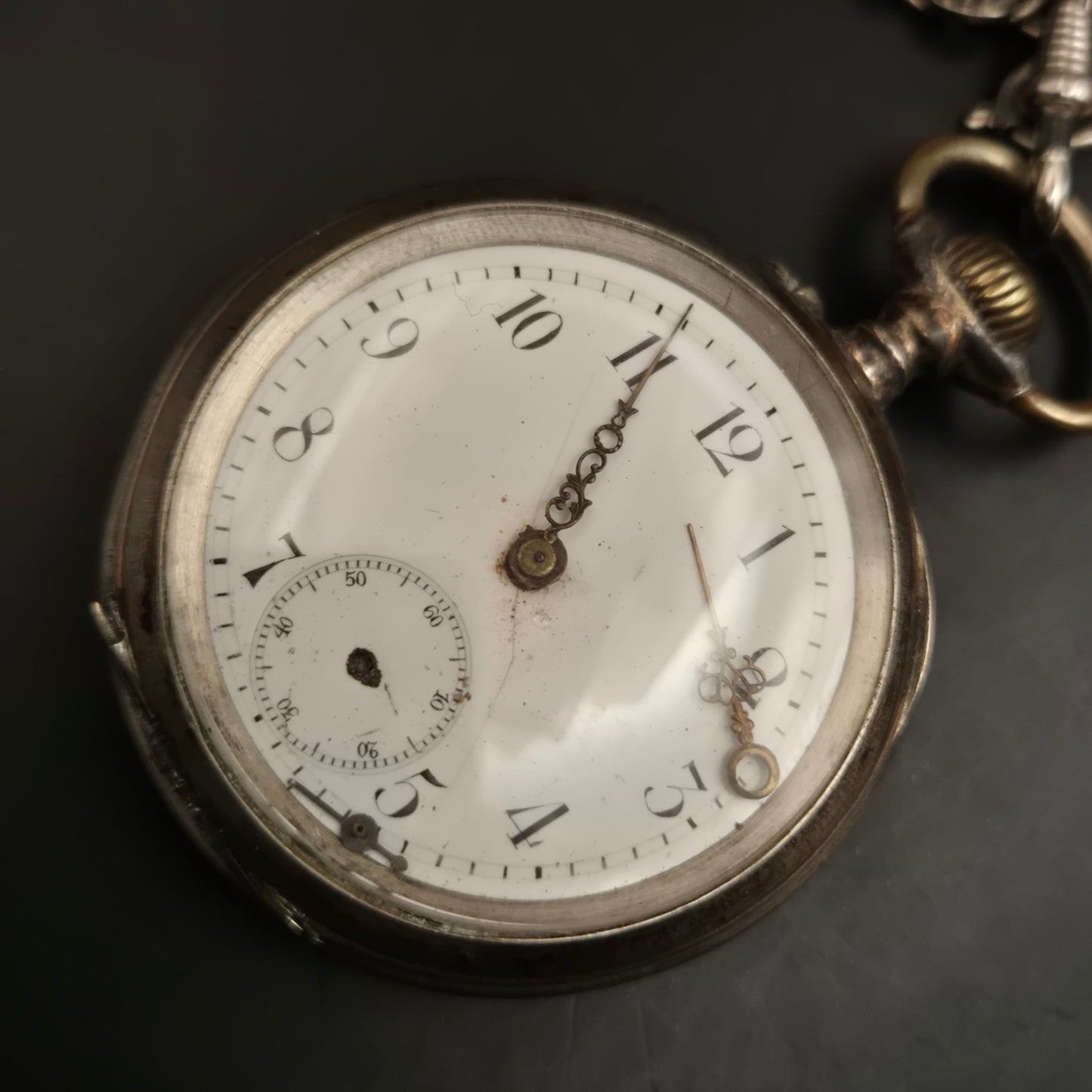 Vintage Taschenuhr Defekt f
r Ersatzteile/Reparatur | FES4753 - Bild 4