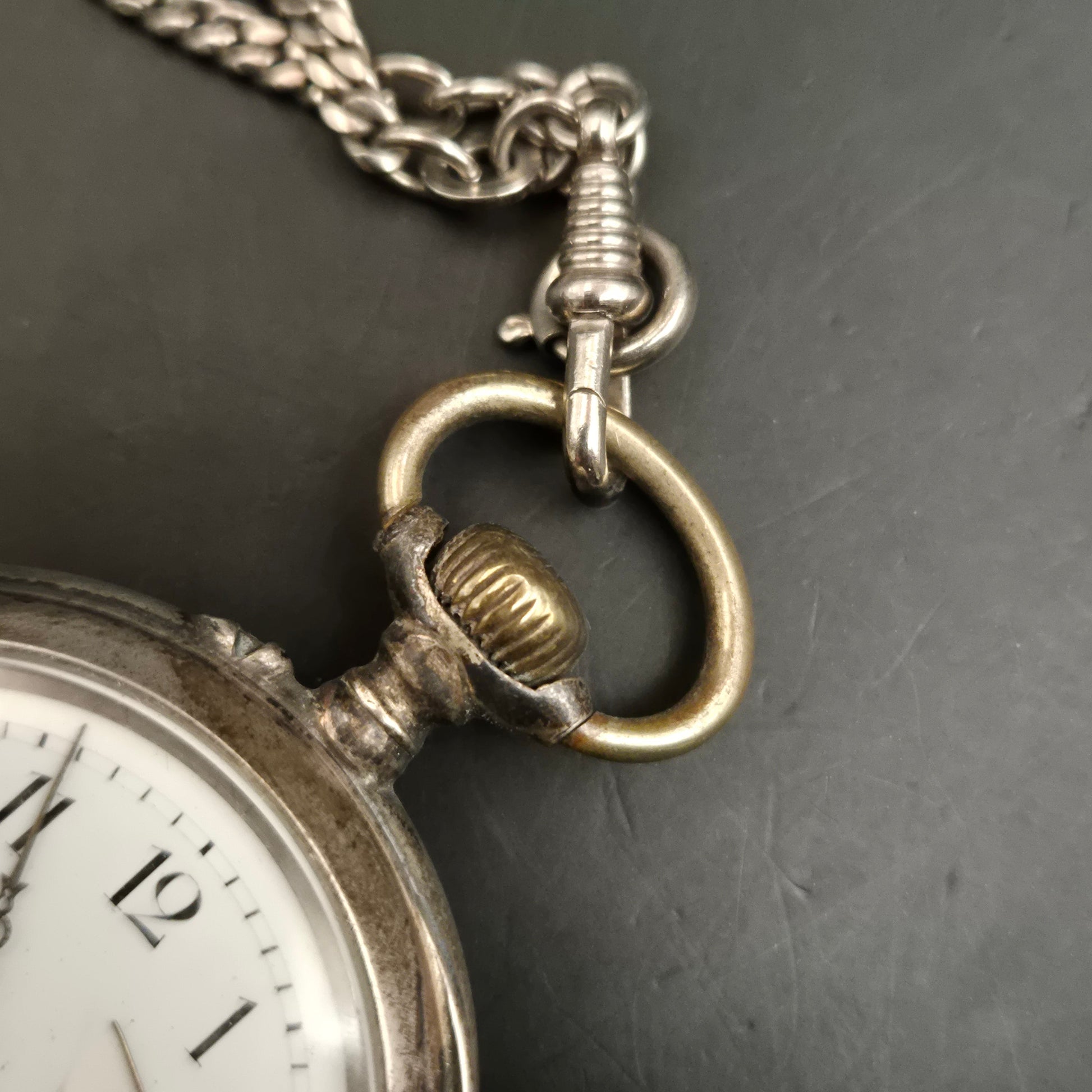 Vintage Taschenuhr Defekt f
r Ersatzteile/Reparatur | FES4753 - Bild 5