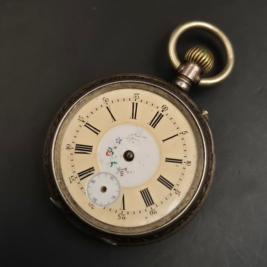 Vintage Taschenuhr (defekt) – FES4767 | Für Teile/Restauration