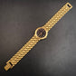 Vintage Pulsar Quarz Uhr Herren goldfarben mit Datum - Klassisch elegant - Bild 6