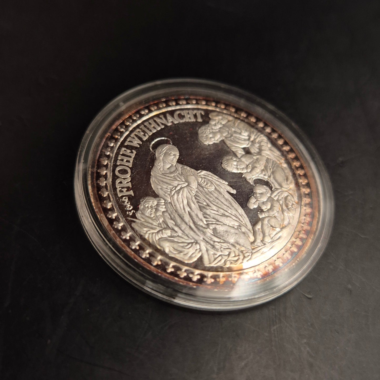 Vintage Gedenkmedaille Winterzauber 1986 - Bild 3