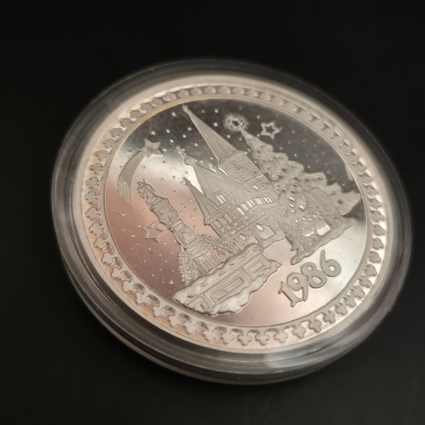 Vintage Gedenkmedaille Winterzauber 1986 - Bild 5