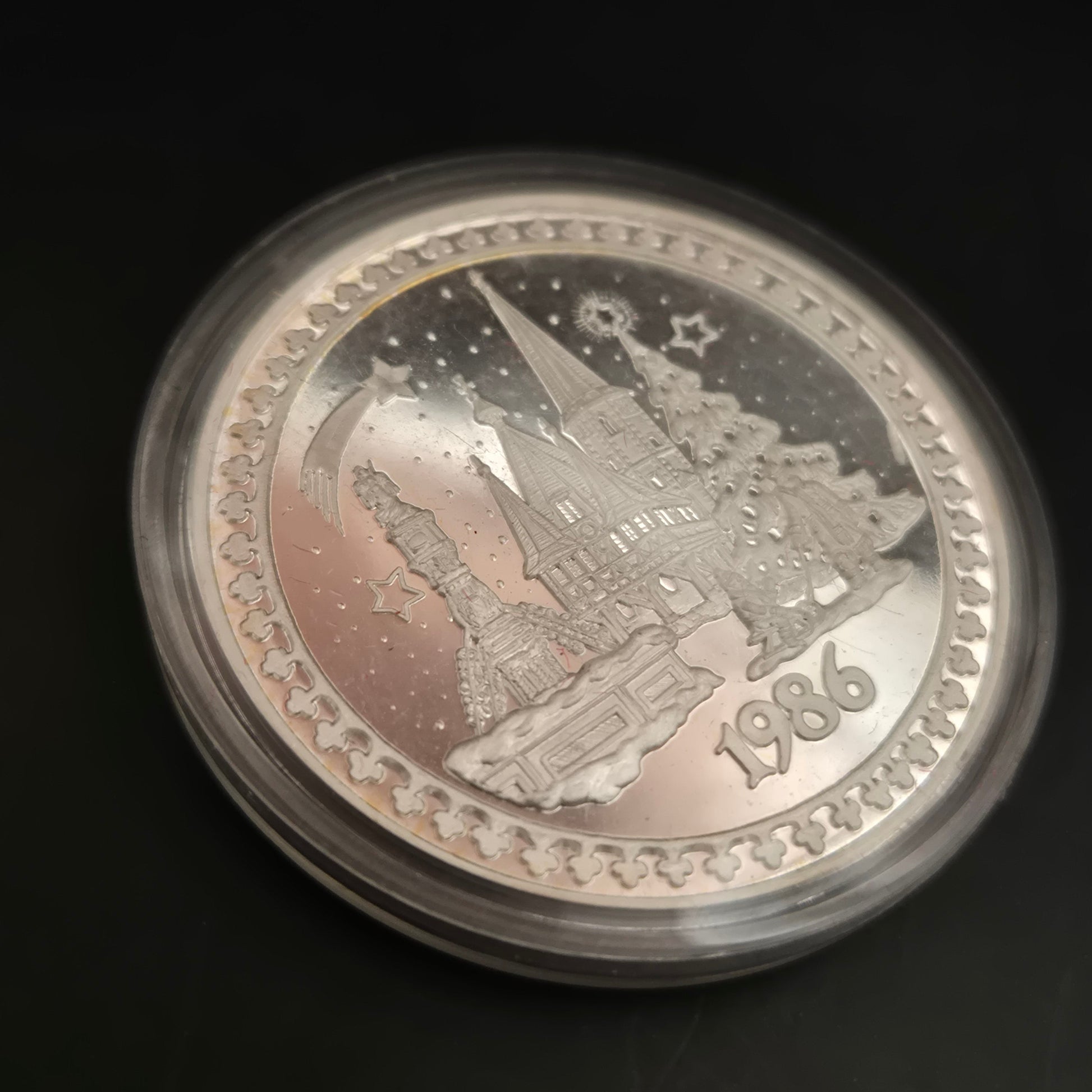 Vintage Gedenkmedaille Winterzauber 1986 - Bild 5