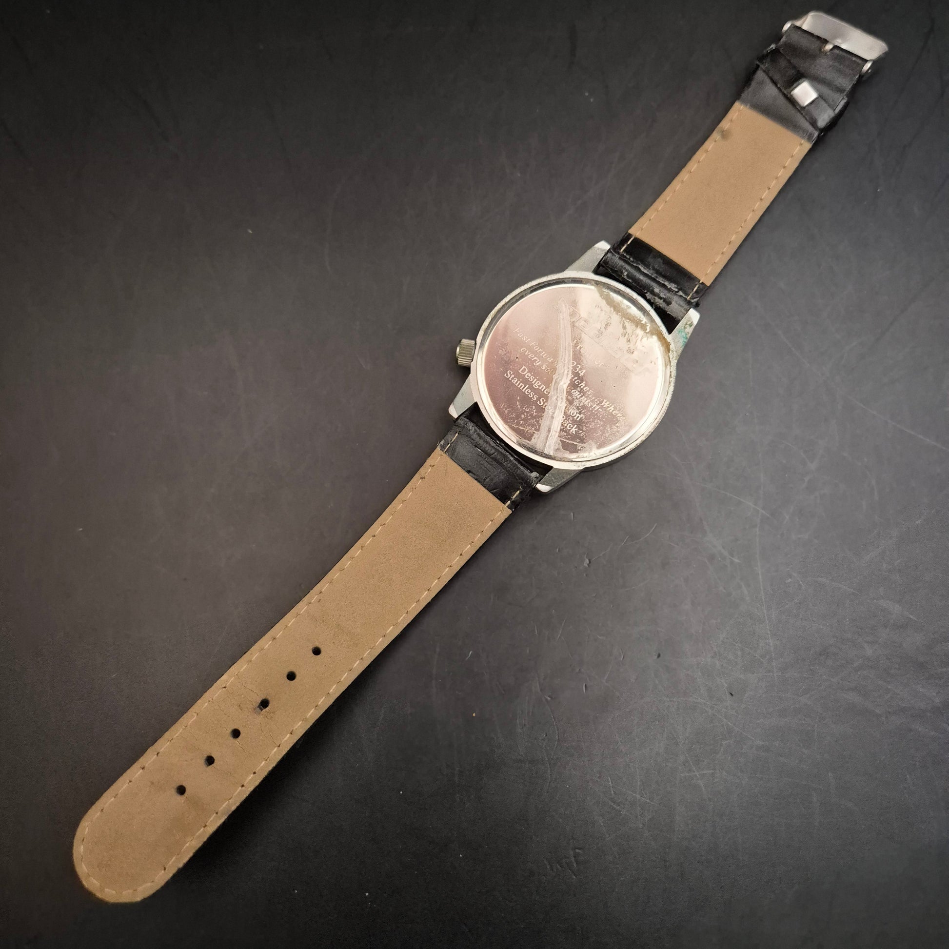 Speedster Premier Armbanduhr - Vintage Quarz Uhr mit Lederband - Bild 3