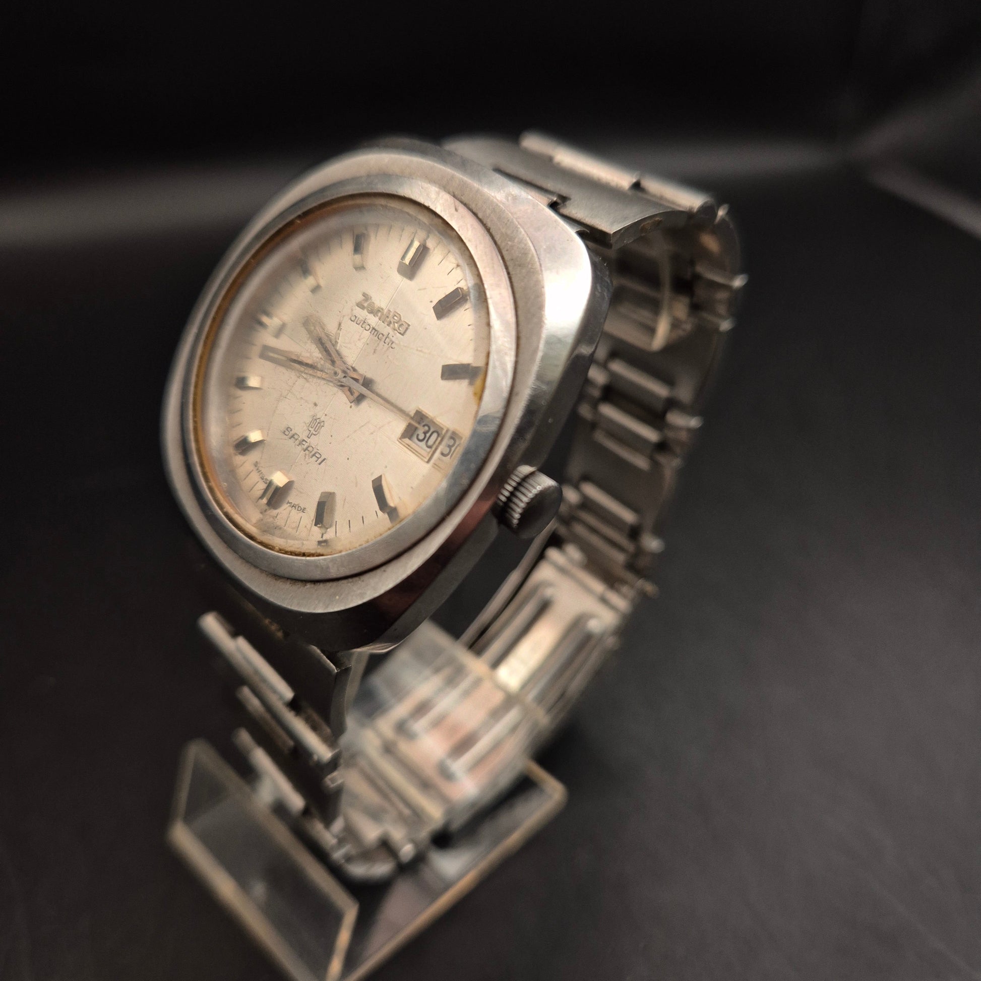 Vintage ZenRa Safari Automatic Herrenuhr – Defekt (FES4774) - Bild 3