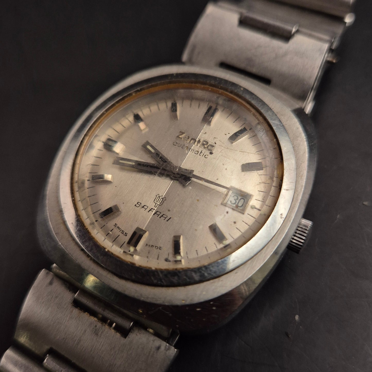 Vintage ZenRa Safari Automatic Herrenuhr – Defekt (FES4774) - Bild 5