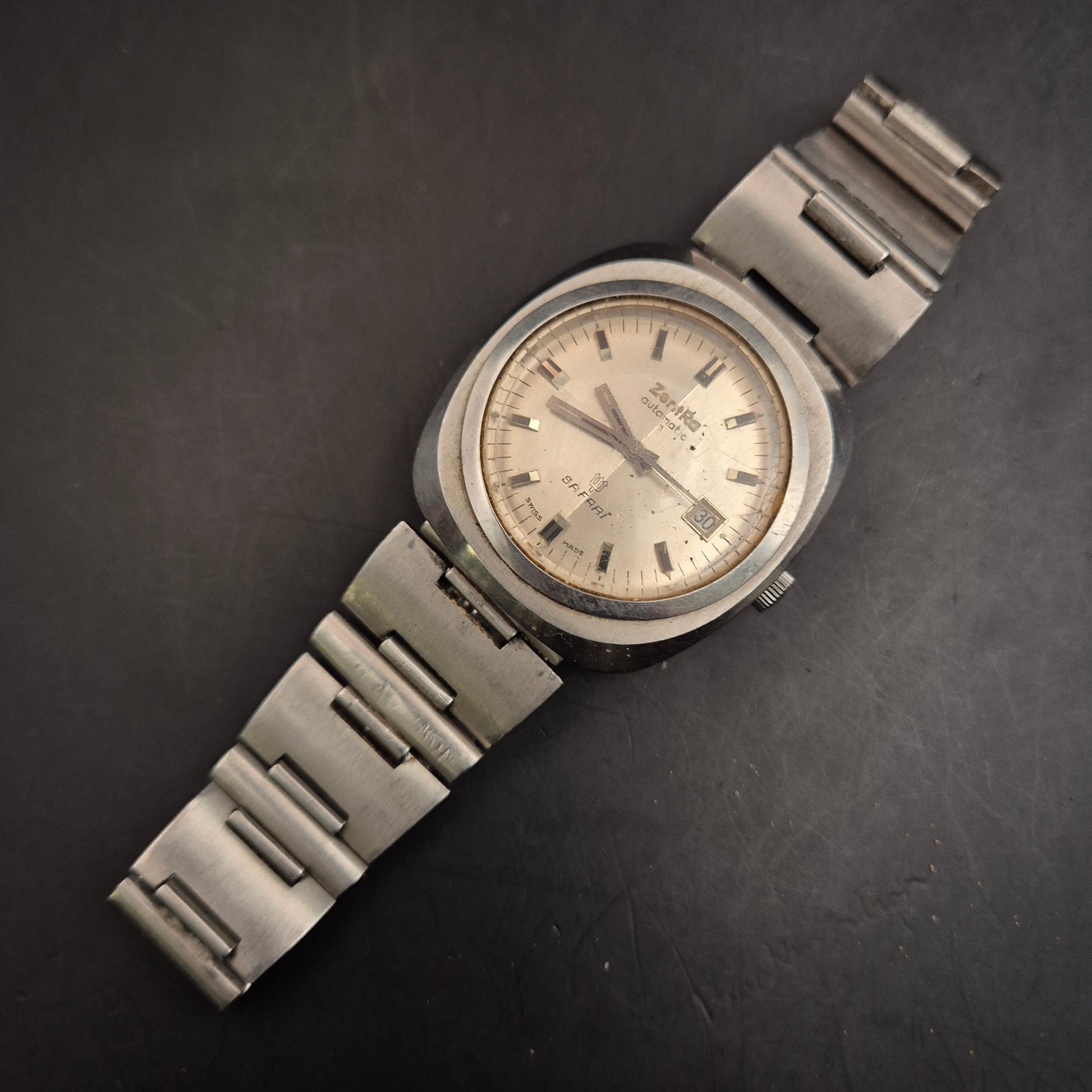 Vintage ZenRa Safari Automatic Herrenuhr – Defekt (FES4774) - Bild 6