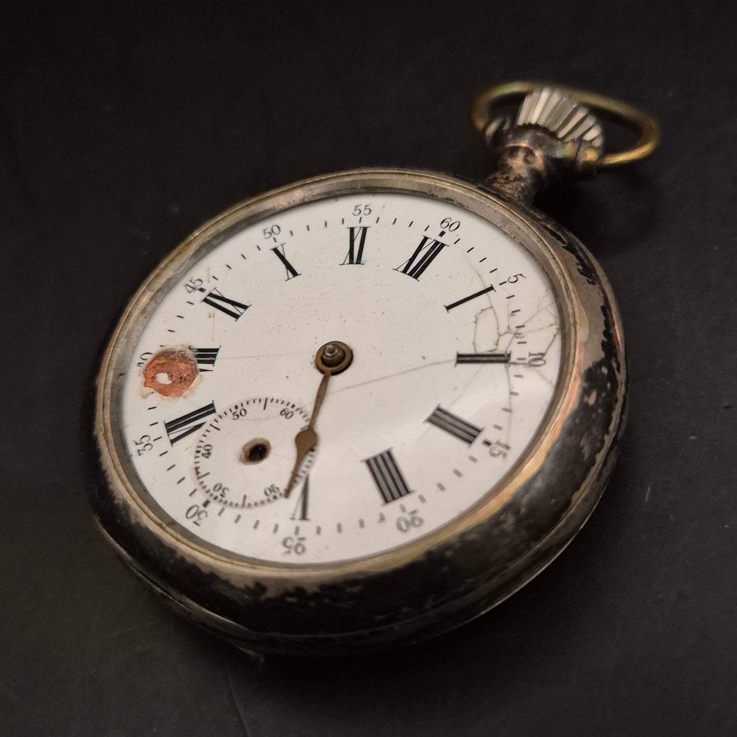 Antike mechanische Taschenuhr – Vintage Sammlerstück mit Patina - Bild 7