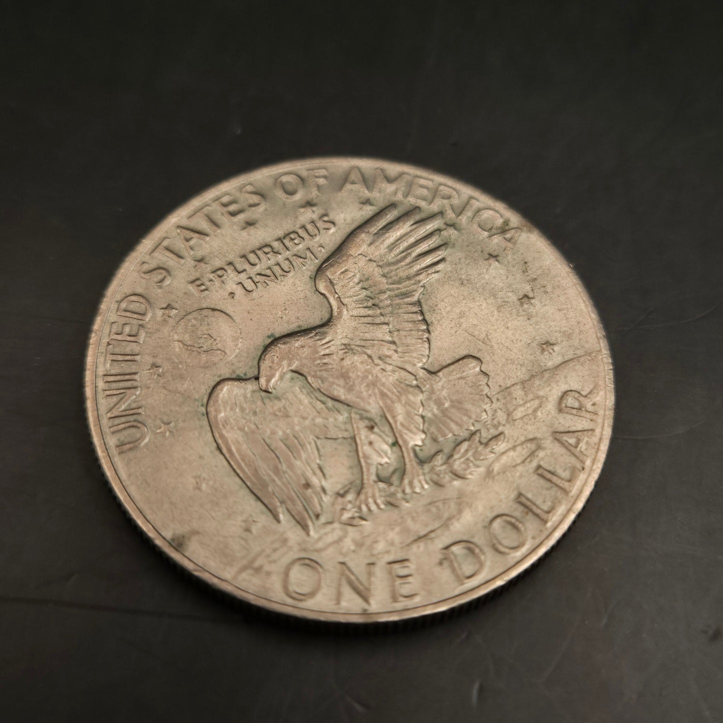Vintage US Eisenhower One Dollar Münze mit Adler Motiv - Bild 2