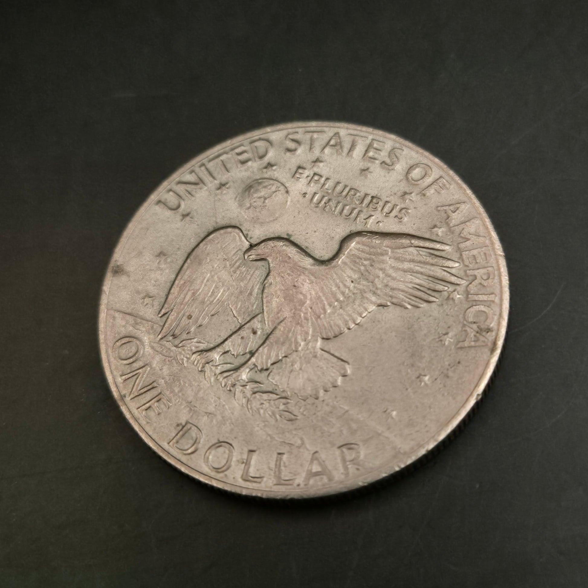 Vintage US Eisenhower One Dollar Münze mit Adler Motiv - Bild 3