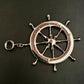 Funkelnder Schiffsrad-Charm Anhänger mit Strass Maritimes Design - Bild 5
