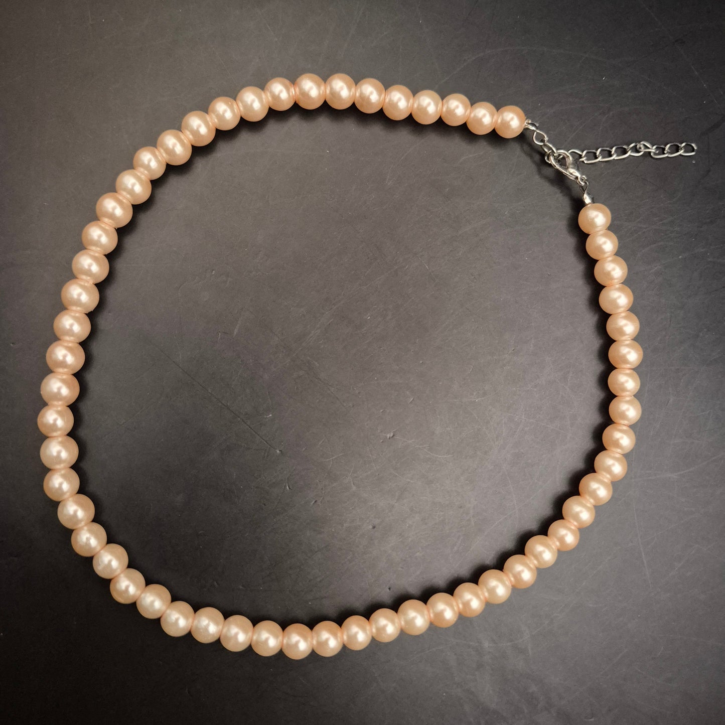 Elegante Vintage Perlenkette Rosé - Klassischer Chic - Bild 2