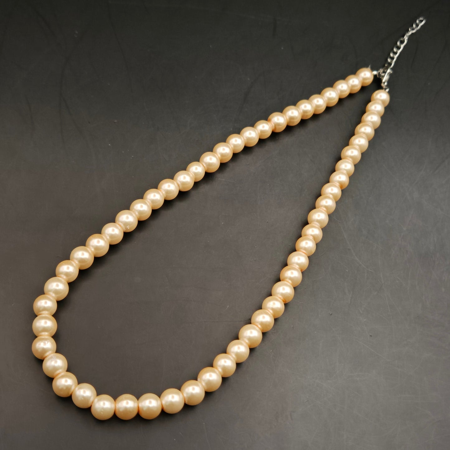 Elegante Vintage Perlenkette Rosé - Klassischer Chic - Bild 3