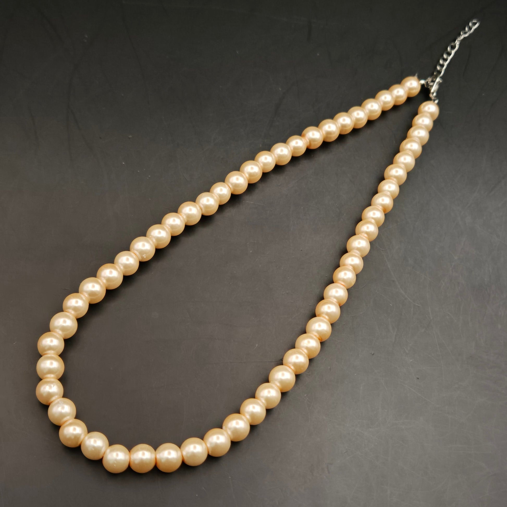 Elegante Vintage Perlenkette Rosé - Klassischer Chic - Bild 3