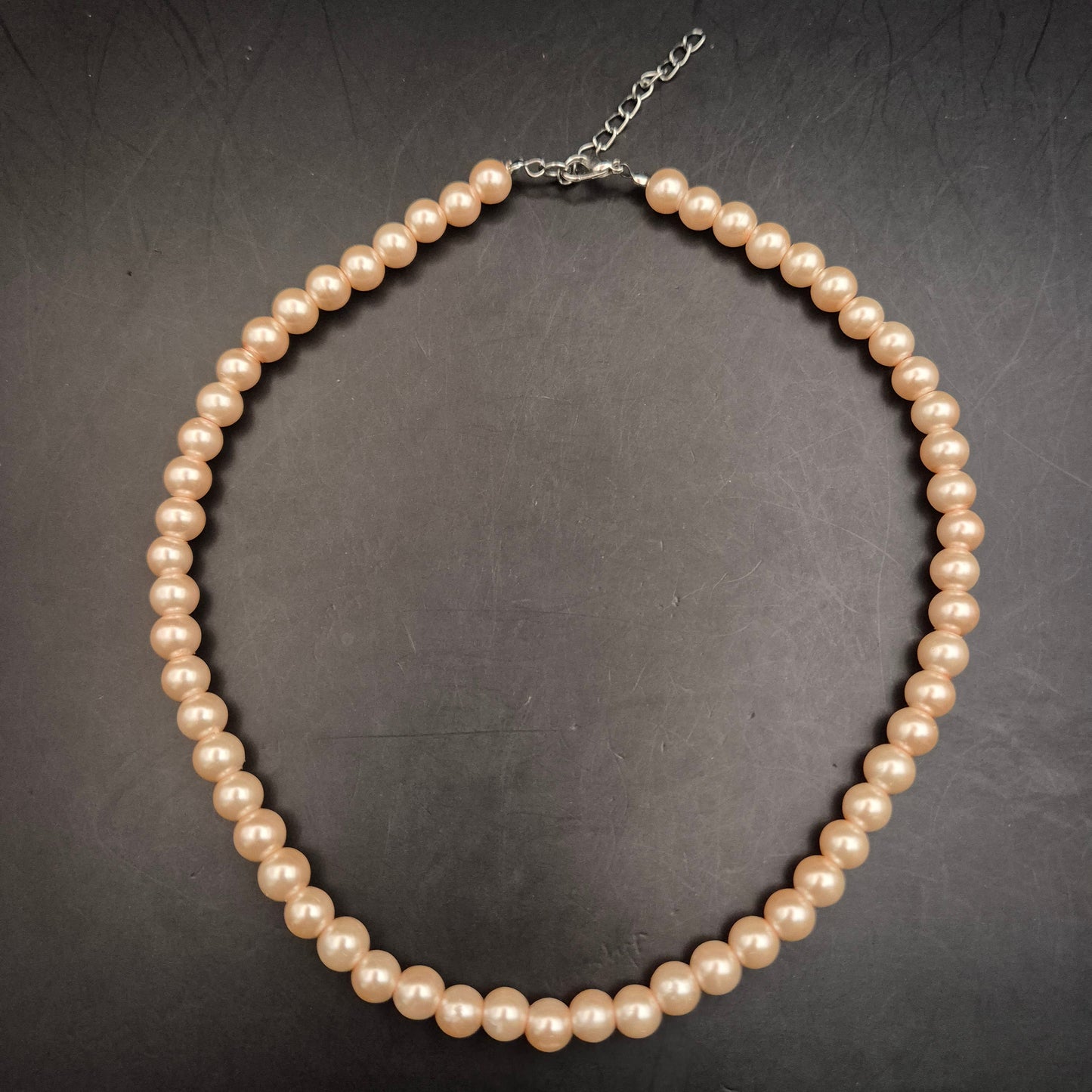 Elegante Vintage Perlenkette Rosé - Klassischer Chic - Bild 4