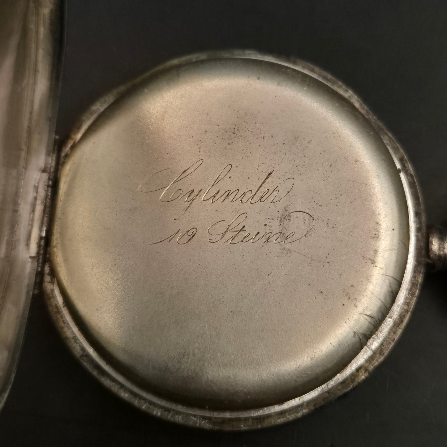 Vintage Taschenuhr Gehäuse & Zifferblatt – Defekt für Teile - Bild 10