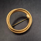 Zeitlose Vintage Brosche Goldfarben – Elegantes Kreis-Design - Bild 2