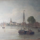 Historische Hafenszene von Rudolf Garrels 1675–1750 Authentische Signatur