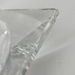 Massive Kristallglas Schale signiert – Modernes Designobjekt