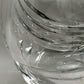 Massive Kristallglas Vase mit geschwungenem Design – dekorativ & edel