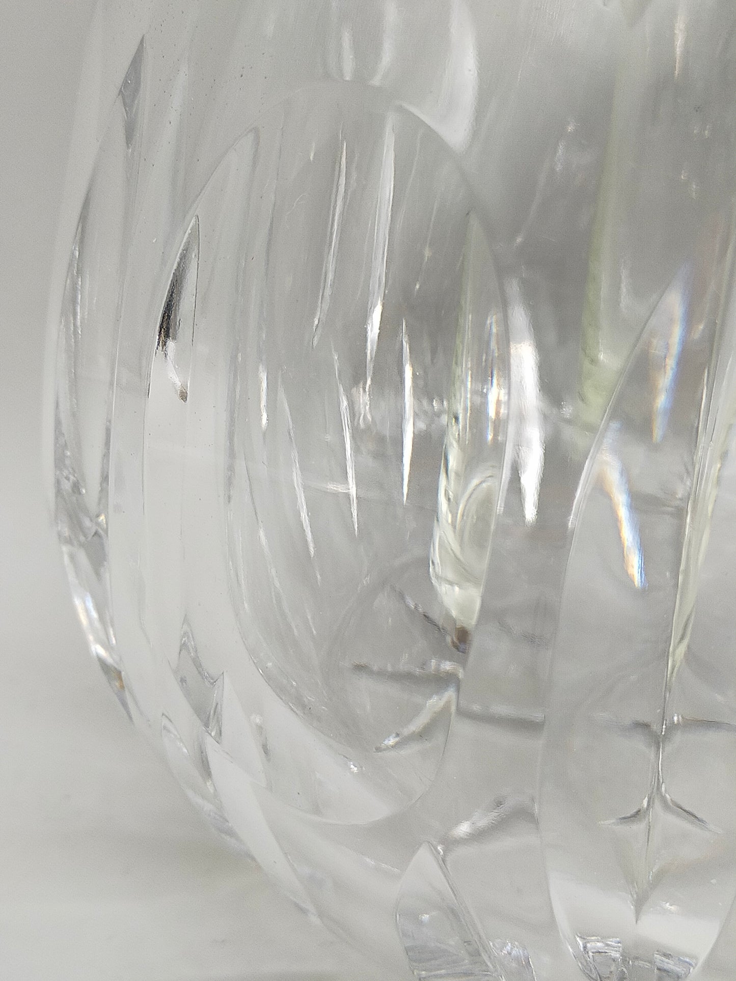 Kristall Glas Karaffe mit Metall Deckel & Einsatz – Vintage Stil