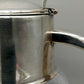 Kristall Glas Karaffe mit Metall Deckel & Einsatz – Vintage Stil