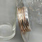 Kristall Glas Karaffe mit Metall Deckel & Einsatz – Vintage Stil