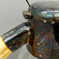 Vintage Glas Karaffe mit Einsatz & Horn Griff – Dekorativ