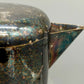 Vintage Glas Karaffe mit Einsatz & Horn Griff – Dekorativ