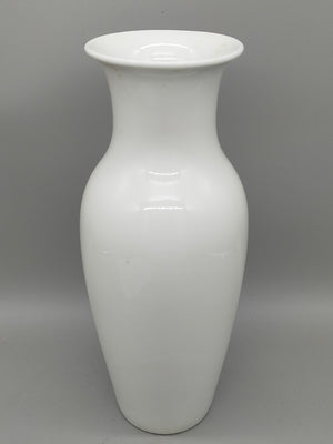 Edle KPM Berlin Porzellan Vase in Weiß – Klassische Balusterform