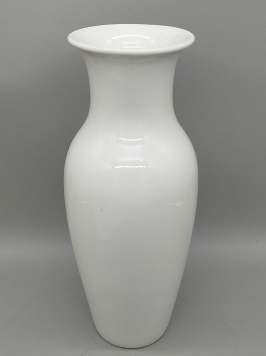 Edle KPM Berlin Porzellan Vase in Weiß – Klassische Balusterform