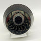Murano Stil Glas Vase mit Luftblasen & rotem Kern