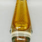 Murano Stil Glas Vase Amber mit Luftblasen Dekor