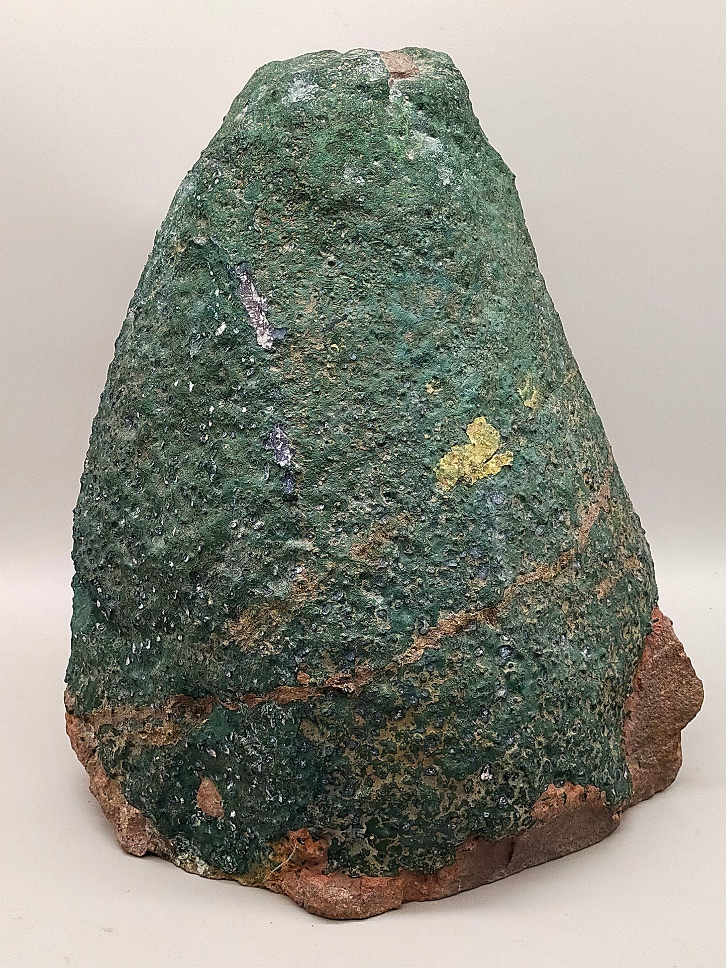 Große Amethyst Druse Geode Kristall violett Naturstein Dekoration