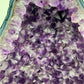 Große Amethyst Druse Geode Kristall violett Naturstein Dekoration