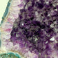 Große Amethyst Druse Geode Kristall violett Naturstein Dekoration